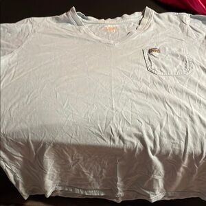 Ariat Light Blue Tee with Pocket